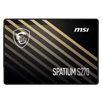 SSD MSI Spatium S270, 240GB, 2.5", SATA 3, Leitura 500MB/s, Gravação 450MB/s