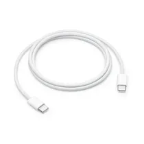 Cabo USB-C / USB-C Apple MW493ZM/ A Tecido / 1 Metro / 60W (A2795 ) - Branco