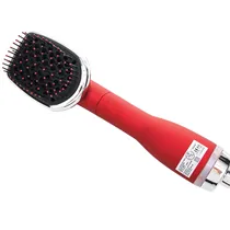 Escova Secadora e Alisadora Vbeauty VB5002 / 2 Em 1 / 1200W / 220V ~ 50/ 60HZ - Vermelho/ Prata
