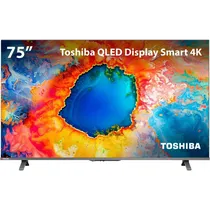 Smart TV Toshiba 75C450NS - 4K - HDMI/USB - Wi-Fi/Bluetooth - Google TV - 75"