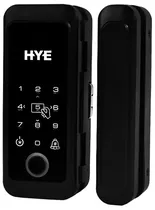 Fechadura Eletrônica para Porta de Vidro Hye 253J Preta