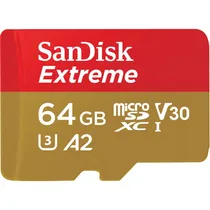 Cartao de Memoria Micro SD Sandisk Extreme Action 64GB 170MBS – SDSQXAH-064G-GN6AA