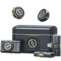 Microfone Sem Fio para Smartphone Hollyland Lark M2 Combo com Lightning e USB-C - Shine Coral