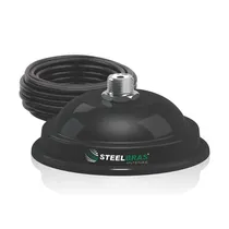 Suporte Magnético Steelbras AP2075 para Antena Móvel Base Uhf - Preto