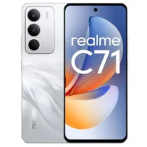 Smartphone Realme C71 RMX5303 6.67" DS Lte NFC 4/256GB 50/5MP 45W - White Anatel