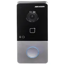 Vídeo Porteiro Hikvision DS-KV6113-WPE1(C) - Preto / Cinza