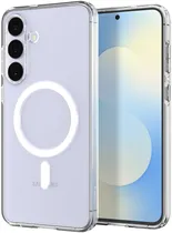 Case Spigen para Samsung Galaxy S26 Crystal Flex ACS10957 Clear White (Magfit)