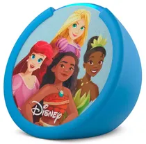 Amazon Echo Pop Kids Disney Princess Alexa 1ª Geração 2023 - Azul
