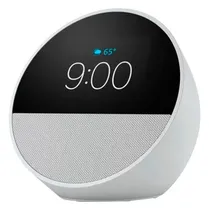 Amazon Echo Spot 2024 Smart Alarm Clock Alexa - Branco (Caixa Danificada)