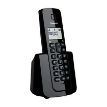 Telefone Sem Fio Panasonic KX-TGB110LAB - 1 Base - com Bina - Bivolt - Preto