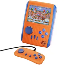 Console Portátil Game Box S1 de 3" com 500 Jogos - Laranja/Azul + Controle (Inglês/Chinês)