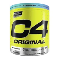 Pré-Treino C4 Cellucor Ice Blue Razz 30 Porções