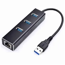 Hub USB Sate A-HUB41 USB 3.0 + RJ45