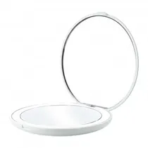 Espelho de Bolso Satellite Branco com LED A-M132