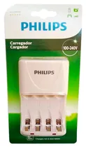 Carregador de Pilha Philips SCB2440NB/97 AA/AAA (Bivolt)