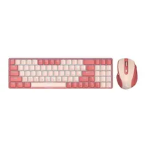 Redragon Teclado + Mouse BS-8772RP Wireless Ingles Rose/Pink