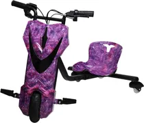 Triciclo Elétrico Hye - TR02 8.5" Drift Car Purple Galaxy