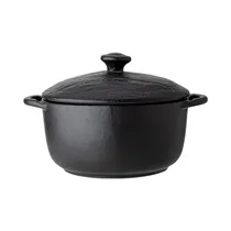 Olla Con Tapa Wilmax Slatestone WL-661140/A 600ML 18 CM Negro