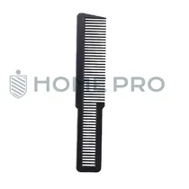 Pente Profissional Clipper Comb Barbeiro Cortes Penteados - Preto