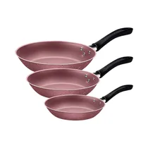 Juego de Sartenes Tramontina Linz 20297/409 Rosa 3 Piezas