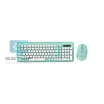 Teclado+Mouse FTX GK02 Wireless BT Verde