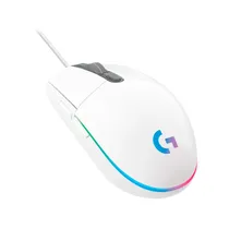 Mouse Logitech G203 Lightsync RGB Gamer USB - Branco