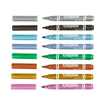 Marcador Crayola Metallic Markers 58-8628 8 Unidades