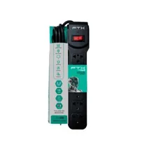 Filtro de Linha FTX 1079 6 Tom Black Eu Bivolt