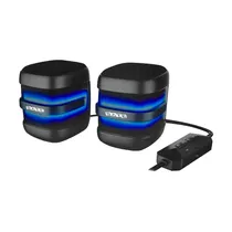 Speaker Satellite Gamer AS-92008B - Bluetooth - RGB - Preto