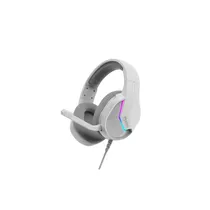 Headset Marvo H8618 Tactic 40 RGB – Blanco