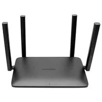 Roteador Hikvision DS-3WR15X Dual Band / 2.4GHZ / 5GHZ / 4 Antenas - Preto