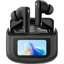 Fone de Ouvido Sem Fio Blackview Airbuds 12 com Bluetooth / Tela Touch - Preto