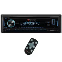 Reprodutor de CD Automotivo Nakamichi NQ821B com Bluetooth/USB/Auxiliar - Preto