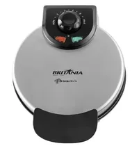 Britania Wafflera Golden Waffle 850W Negro/Inox 110V/60HZ