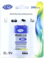 Bateria Elgin 9V 380MAH