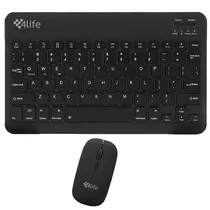 Kit de Teclado e Mouse Sem Fio 4LIFE FL030PK - Preto