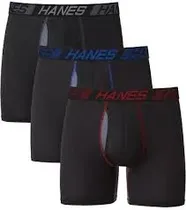Hanes Boxer XTMAB3 X-Temp 3PCS (T) s Negro