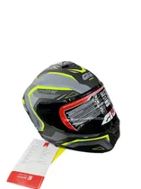 Capacete para Motociclista Givi 50.X Black-Grey-Yellow