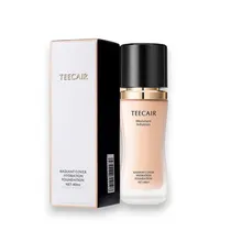Base Facial Teecair Radiant Cover Hydration Foundation 40ML