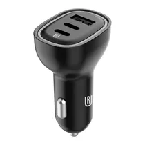 Carregador para Carro Ur UC-11 / 78W / USB-A / 2X USB-C - Preto