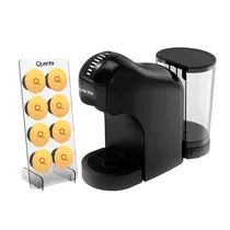 Cafeteira Elétrica Quanta Pure Flavour QTCMC50 - 1400W - 1L - 3 Em 1 - com Porta Cápsula - 220V - Preto