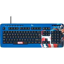 Teclado Xtech XTK-M401CA - com Fio - Espanhol - Capitão América