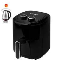 Fritadeira Elétrica Air Fryer Coby Family Home CY-AIRF-3.5L-Black - 1200W - 3.5L - com Jarra Elétrica Coby - 110V/60HZ - Preto