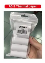 Papel Termico A5-2 5 5 Rolos Satellite para Mini Impressora