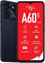 Smartphone Itel A60S Dual Sim Lte 6.6" 2GB Expansível/64GB Shadow Black