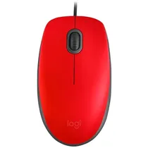Logitech Mouse M110S Silent 910-006755 USB Rojo