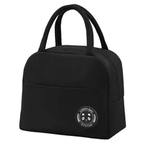 Bolsa Térmica com Fecho e Alças - Preto