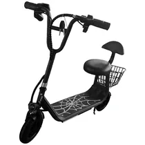 Patinete Elétrico Audisat HL08 250 Watts Rodas de 8" Até 18 KM/H Capacidade 75 KG Autonomia 10 KM - Preto (1 Mês de Garantia)