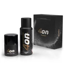 4ON Padel Totalspin Lacquer 100ML+Carbon Sand Vidrio Y Metal 60 X 160 X 160 CM Black