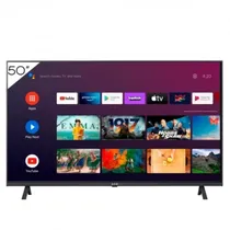 Smart TV LED Luo LU-512 / 50" / 4K / Ultra HD / HDMI / USB / Android 14.0 - Preto